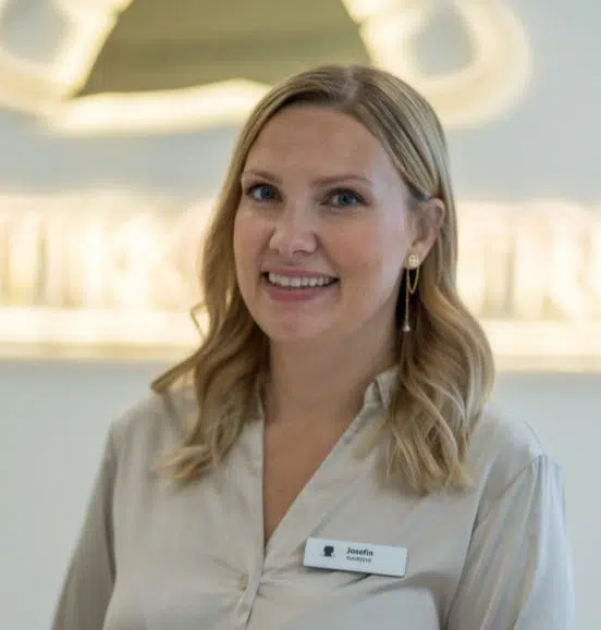 Josefin, säljare på Estetikcentrum