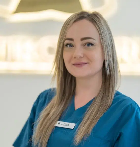 Jessica, undersköterska på Estetikcentrum