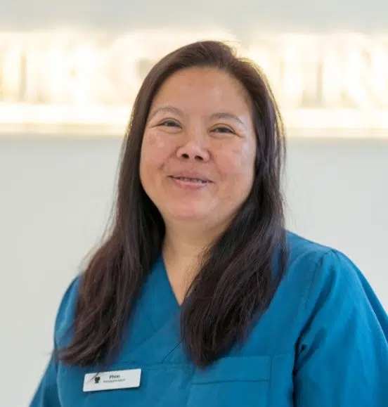 Phim, massageterapeut på Estetikcentrum